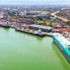 Maritime shipping at the port of Dar Es Salaam Tanzania.